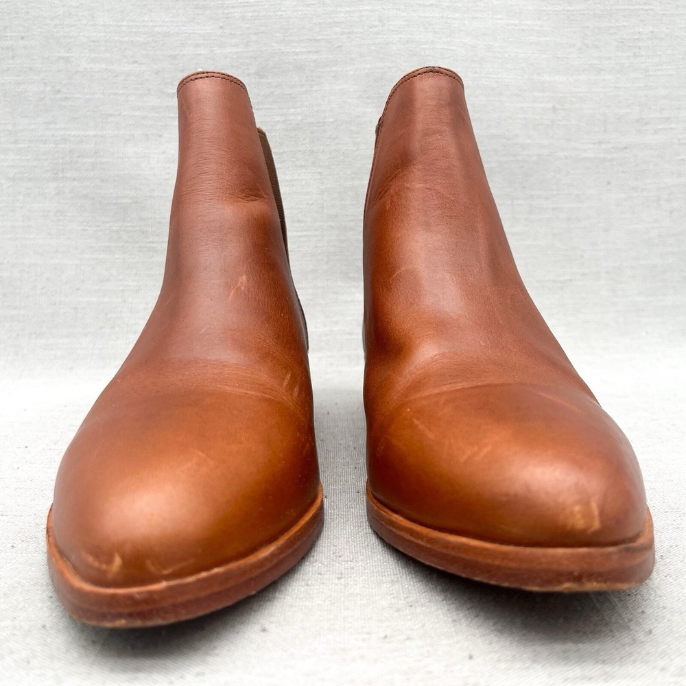 Nisolo Chestnut Leather Ankle Booties - Picture 2 of 14